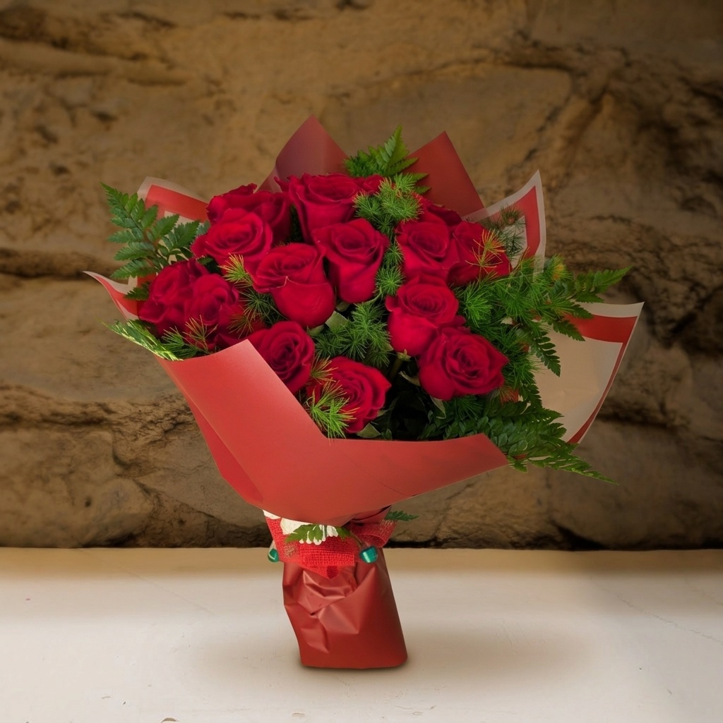 BOUQUET 15 ROSES EXTRA